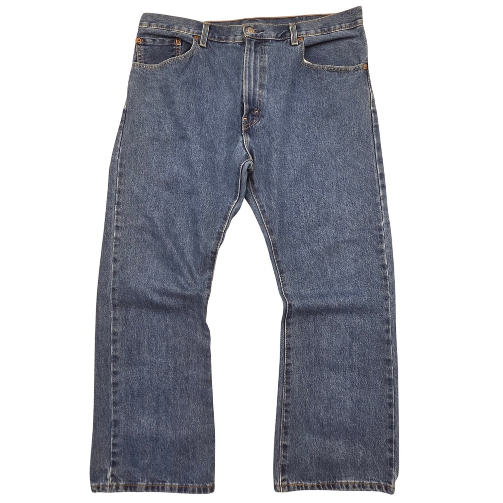 Levis 517 Bootcut Jeans Mens 38x29 Medium Wash Blue Denim